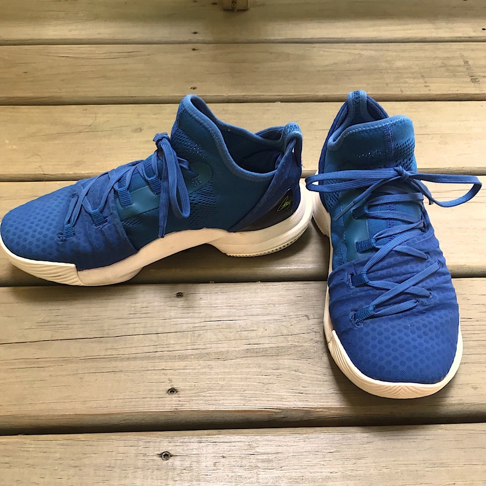 Boys Under Armour basketball shoes